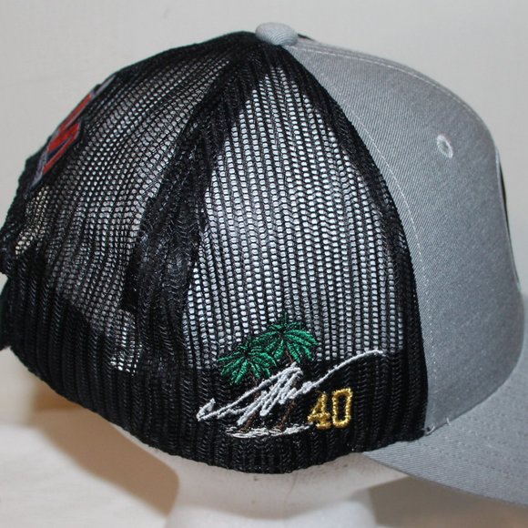 Los Angeles Rams Superbowl LVI Grey and Black Aperture Trucker Adjustable Hat - Picture 3 of 3